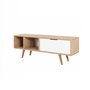 Hanah Home Venüs 3340 Soporte para TV Roble Zafiro y Blanco